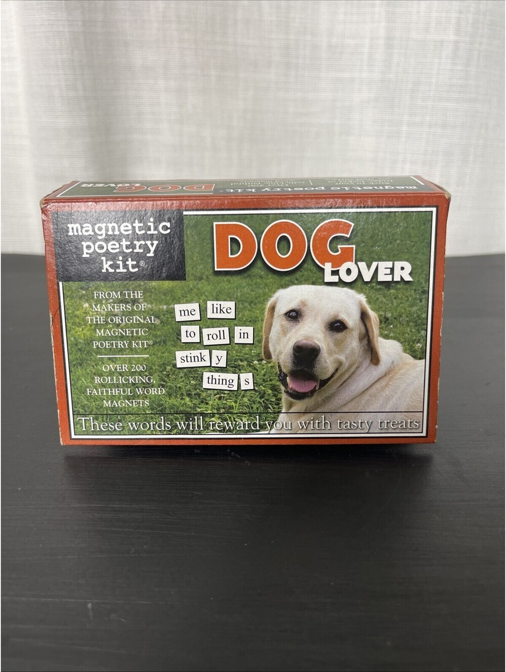 Dog Lover Magnetic Poetry Kit New Over 200 Word Magnets